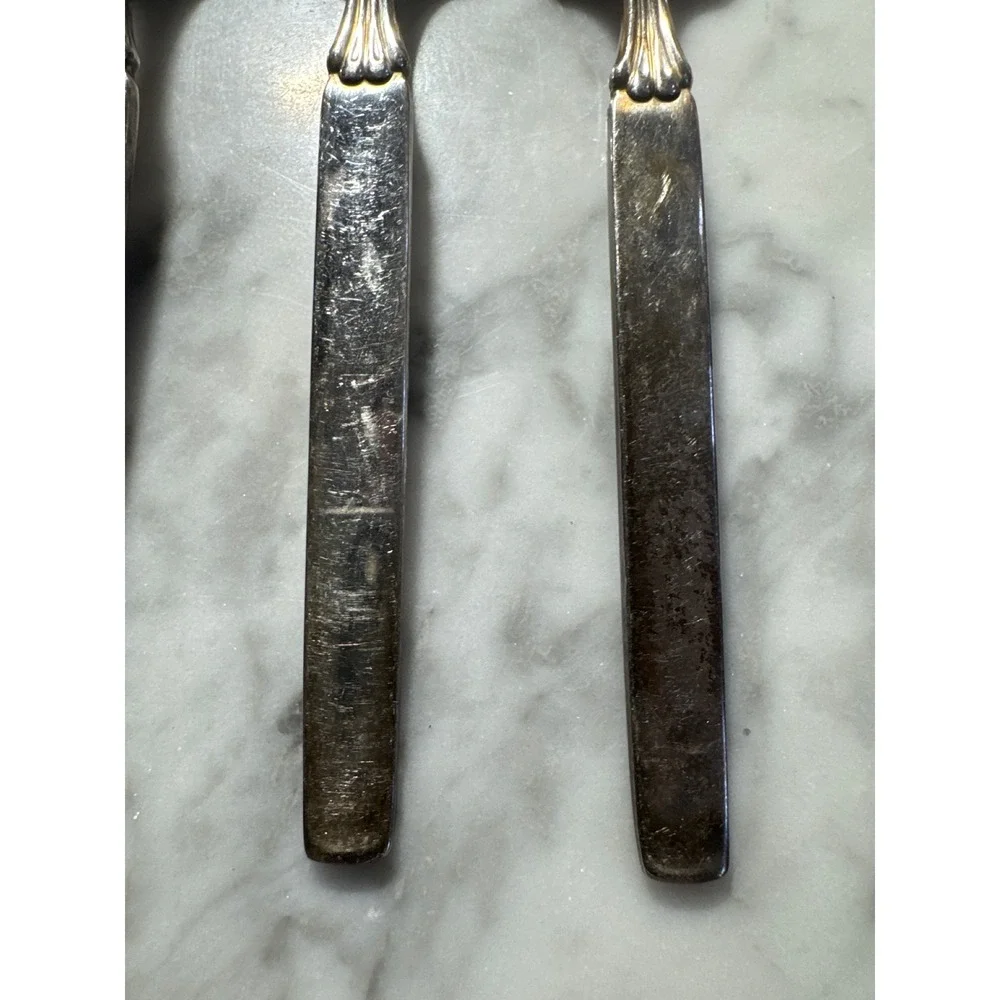 Oneida Community Twilight Silverplate Fruit Orange Spoons Set of 4 Vintage 1956